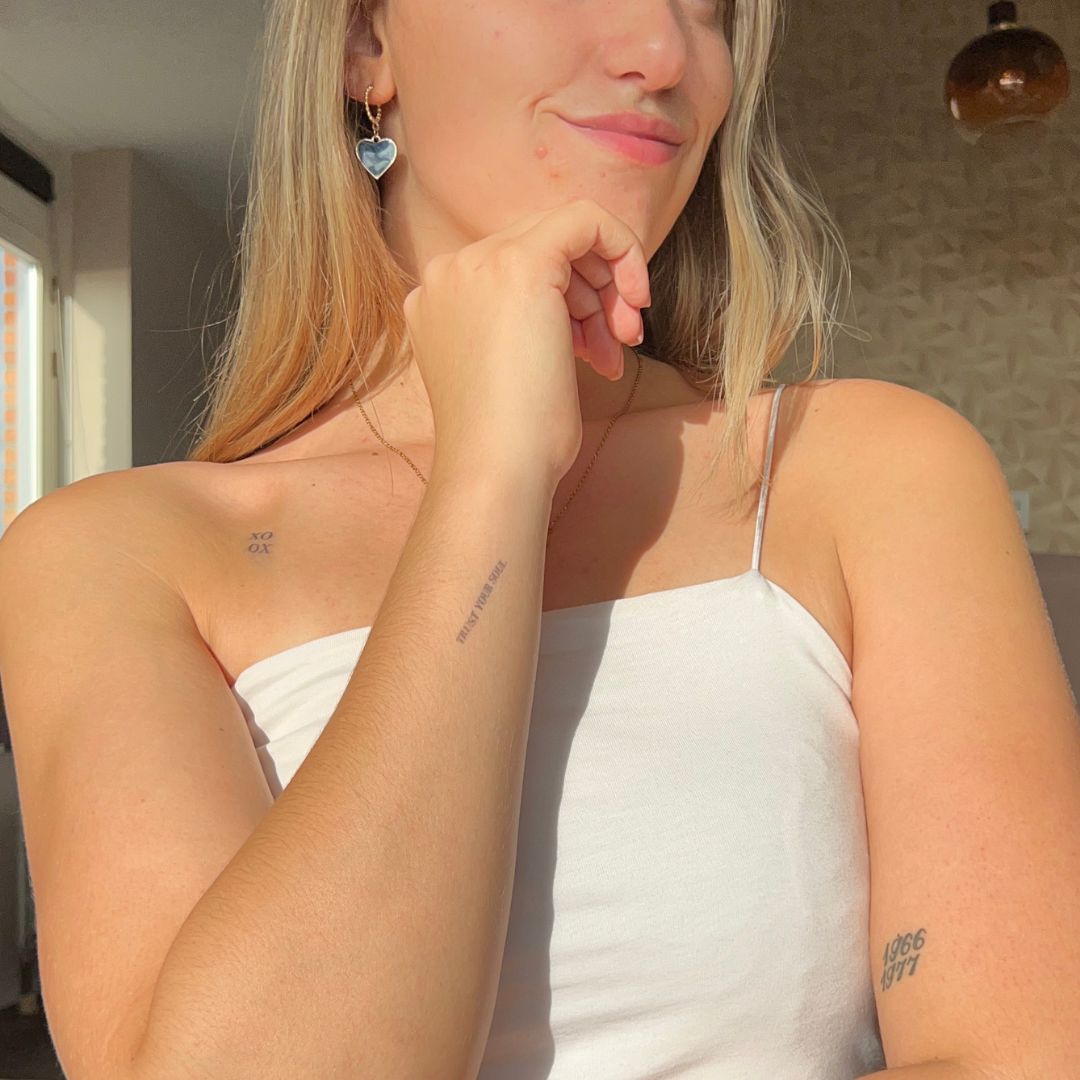 Tatuagem temporária confie na sua alma