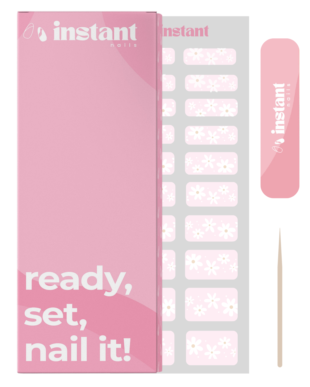 Películas para unhas flower power