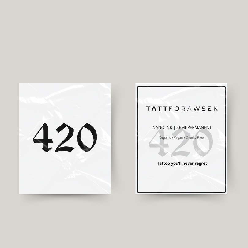 Tatuagem temporária 420