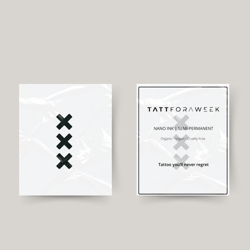 Tatuagem temporária cruzes de Amesterdão