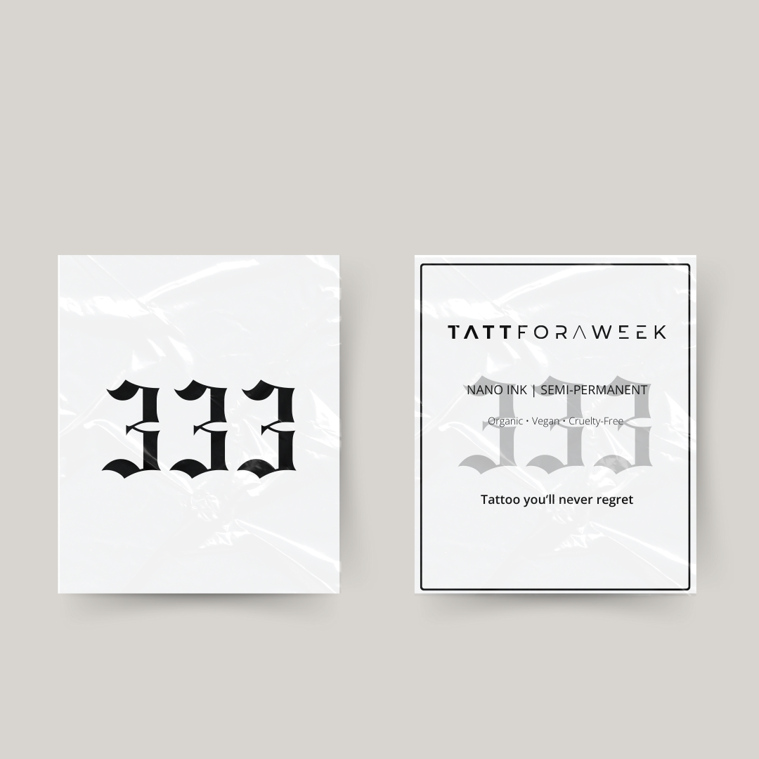 Tatuagem temporária 333