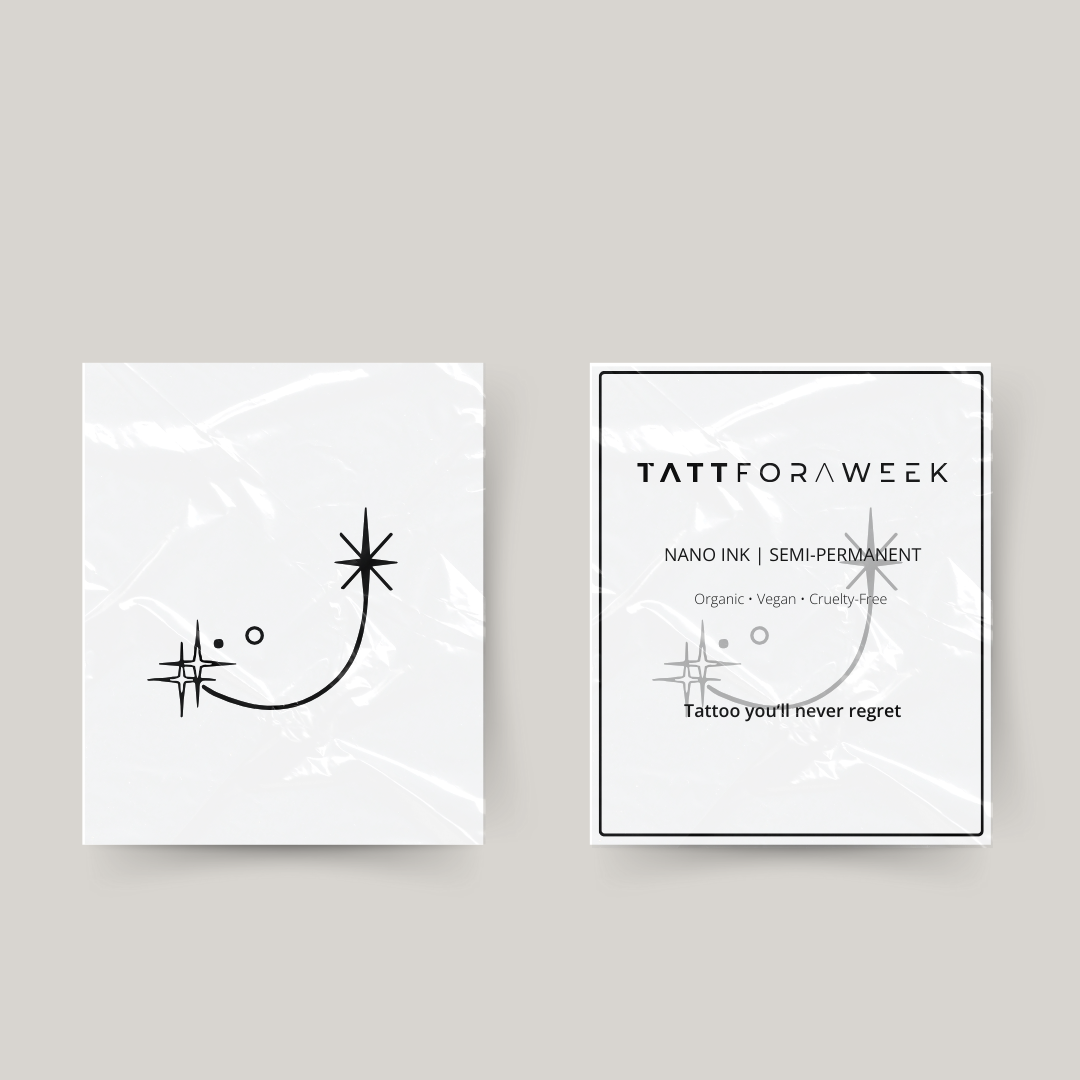 Tatuagem temporária capricórnio estrelas