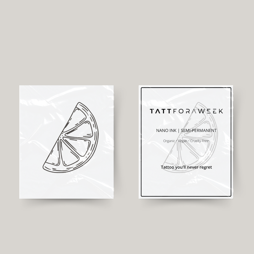 Tatuagem temporária limão