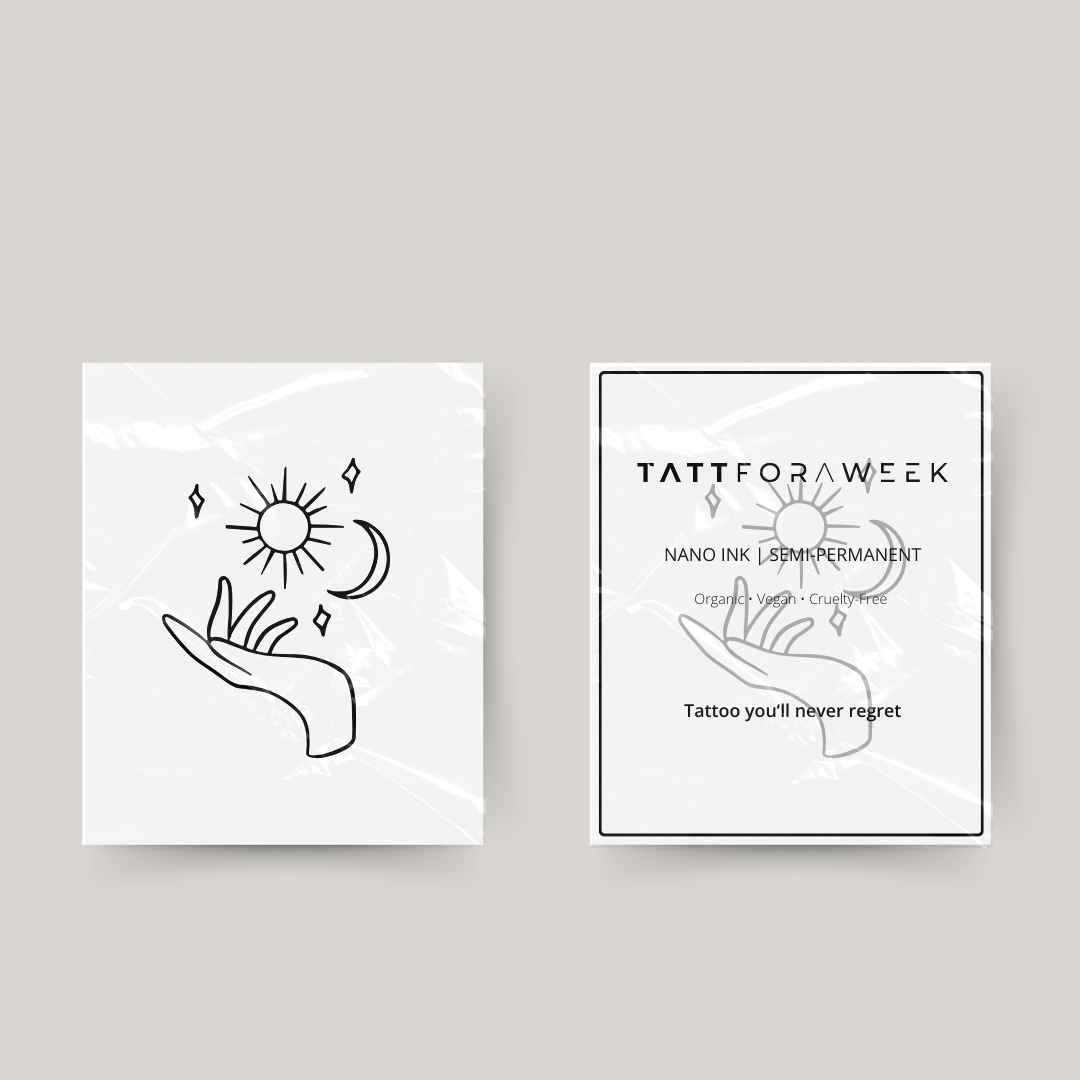 Tatuagem temporária em equilíbrio