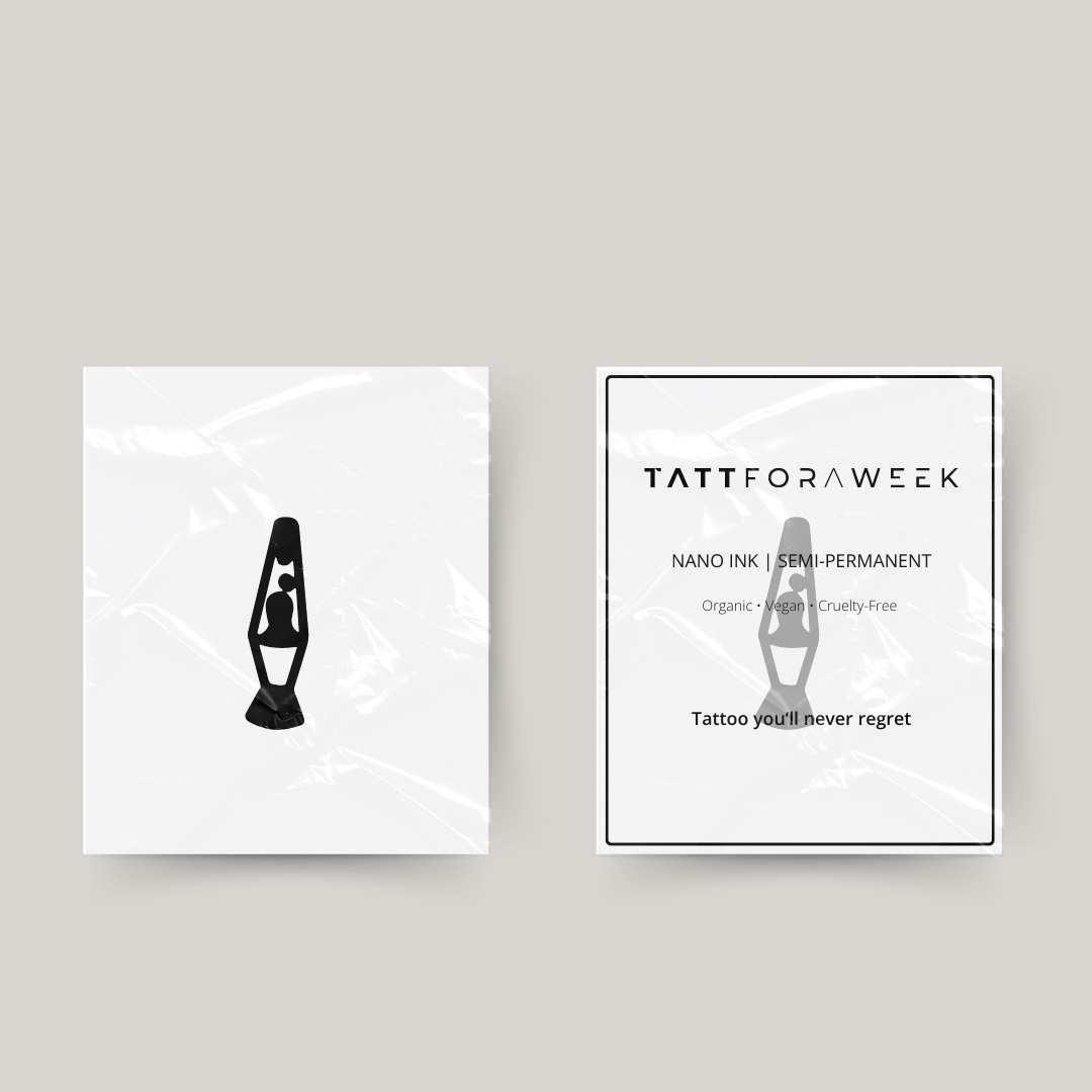 Tatuagem temporária lava-lâmpada