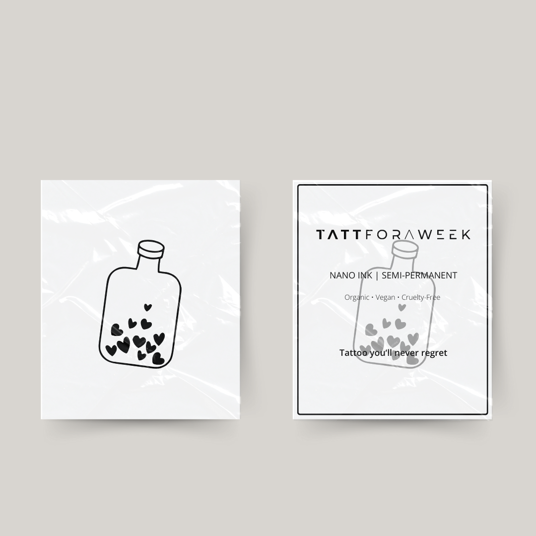 Tatuagem temporária love poison