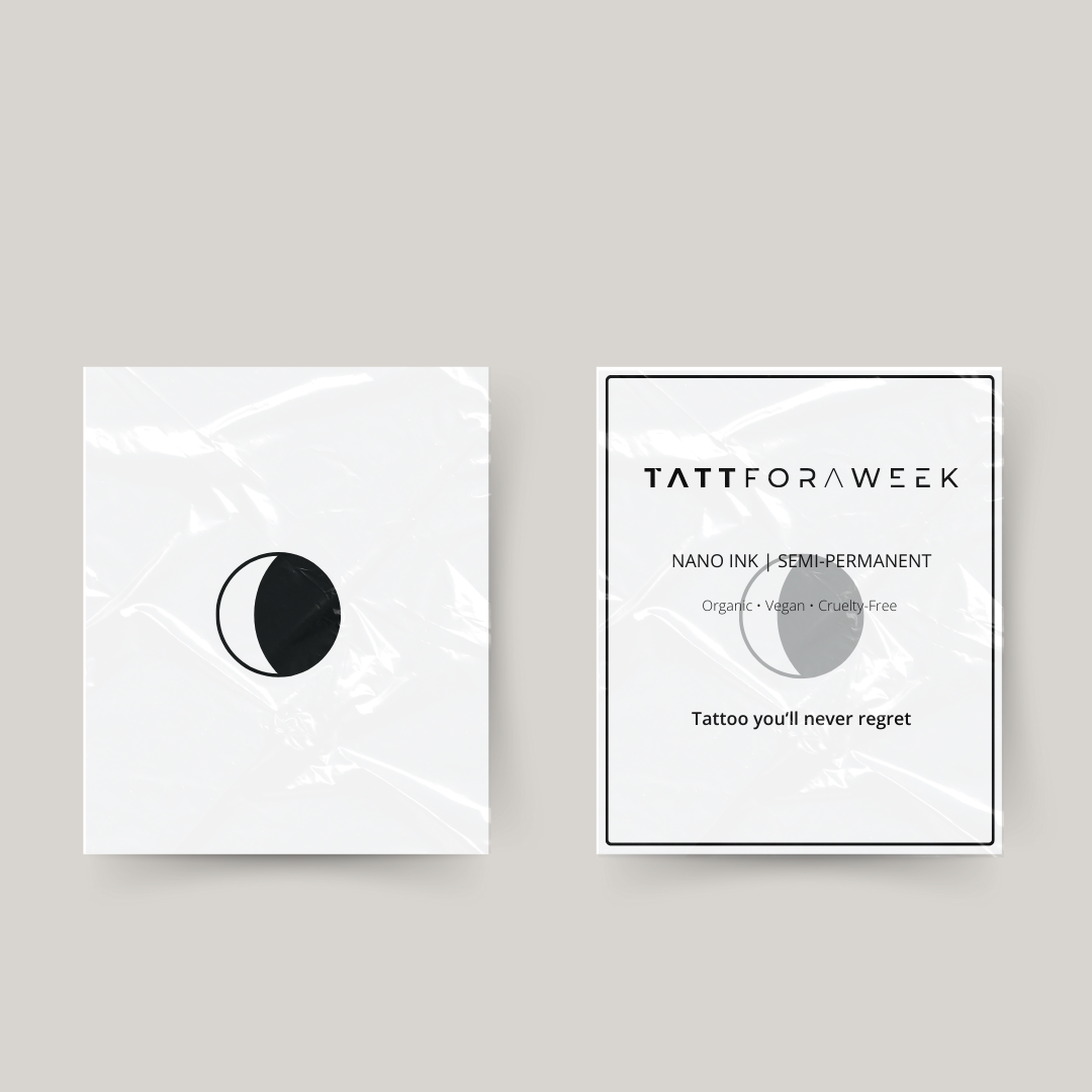 Tatuagem temporária fase da lua IIII