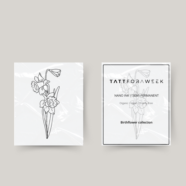 Significado da tatuagem de flor de nascimento de março