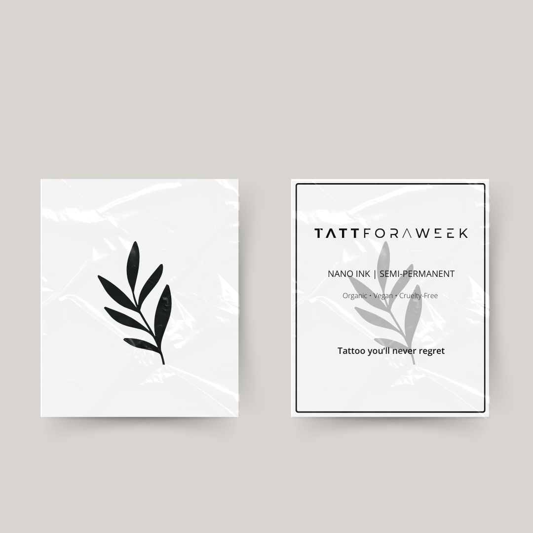 Tatuagem temporária de planta