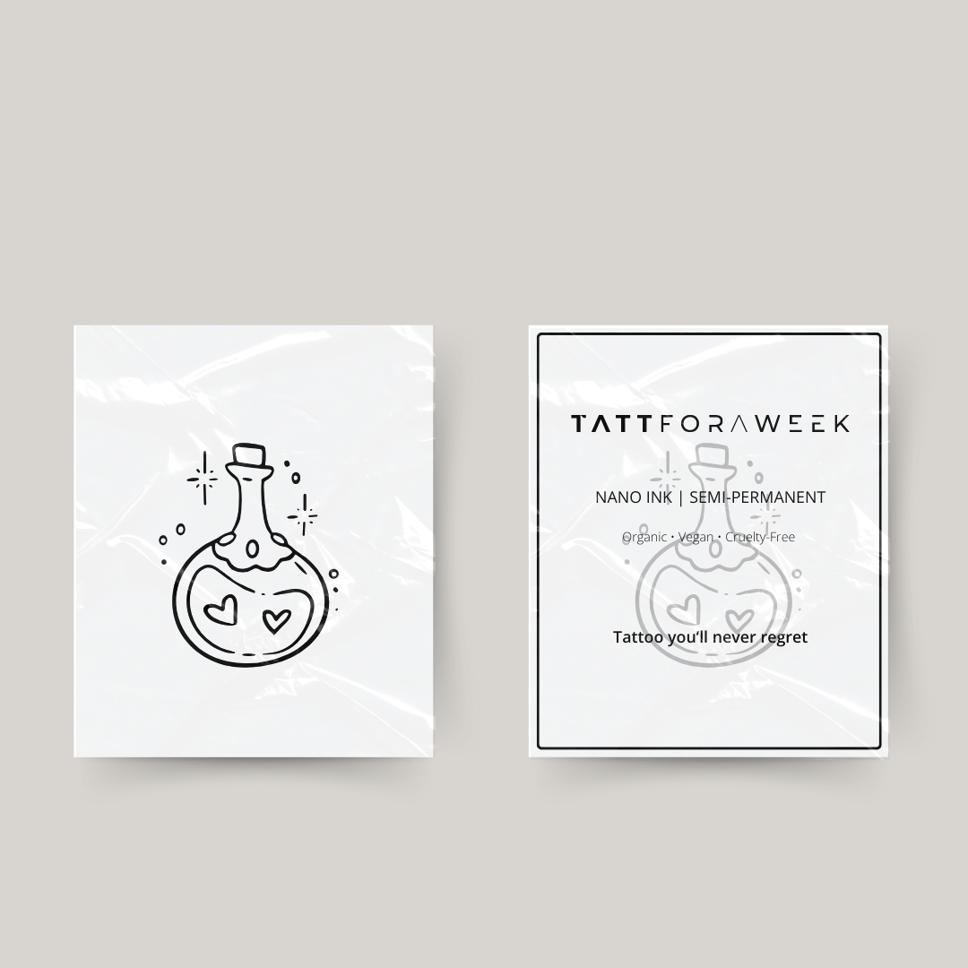 Tatuagem temporária veneno do amor