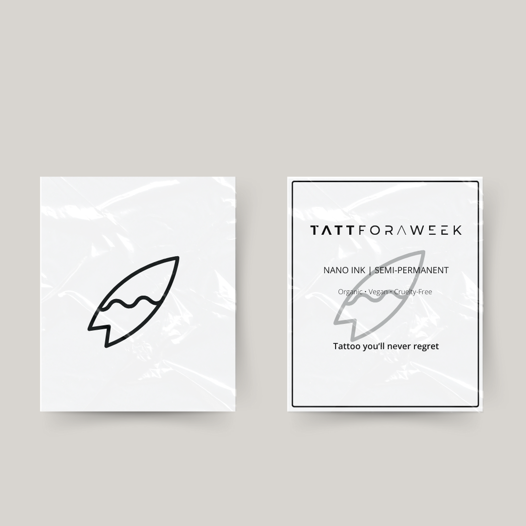 Tatuagem temporária de surf