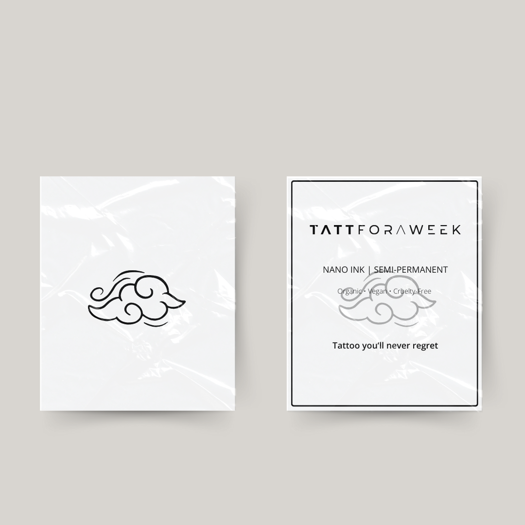 Tatuagem temporária vento