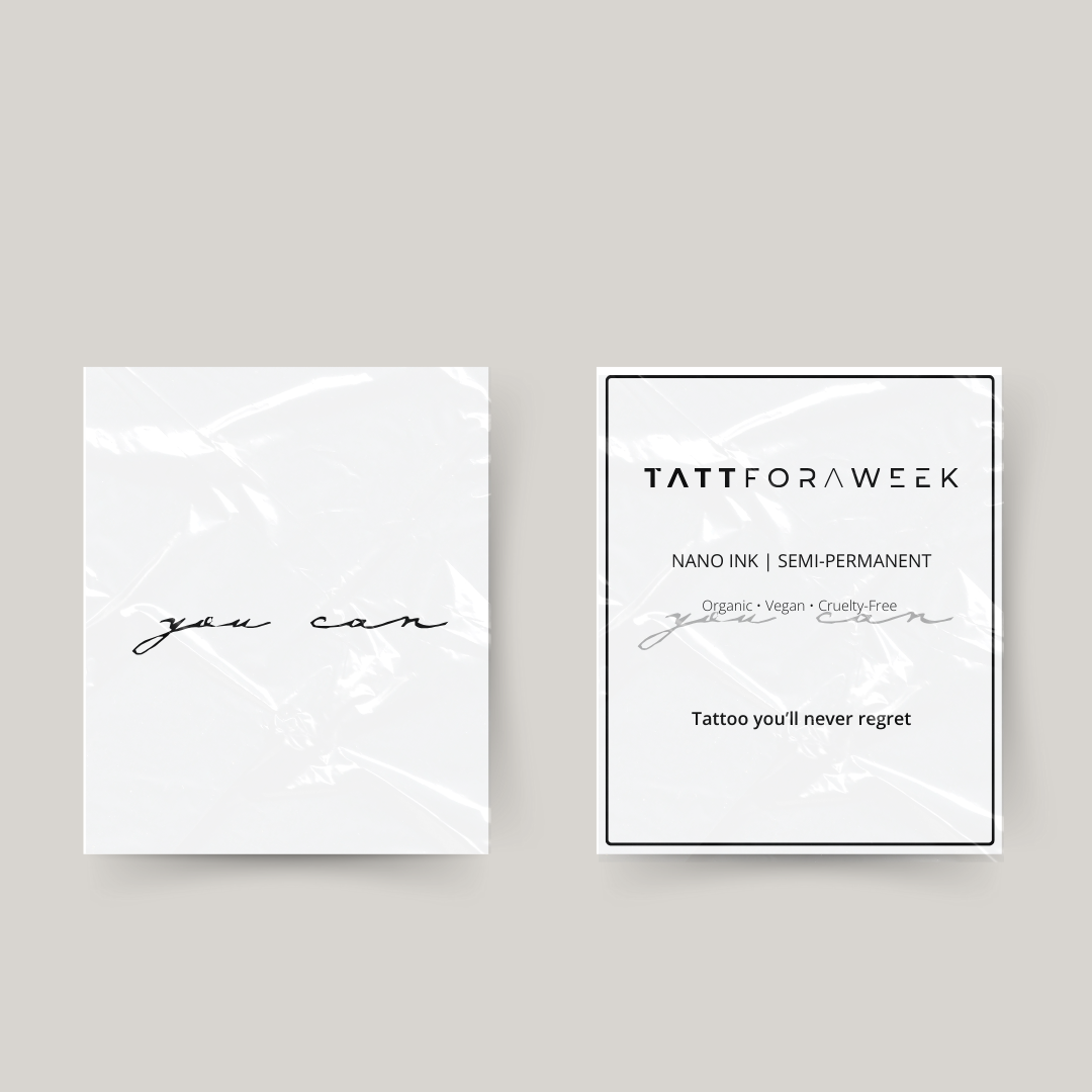 Tatuagem temporária you can