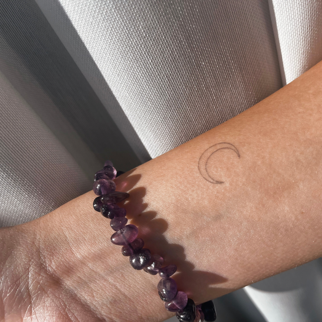 Lua de tatuagem temporária