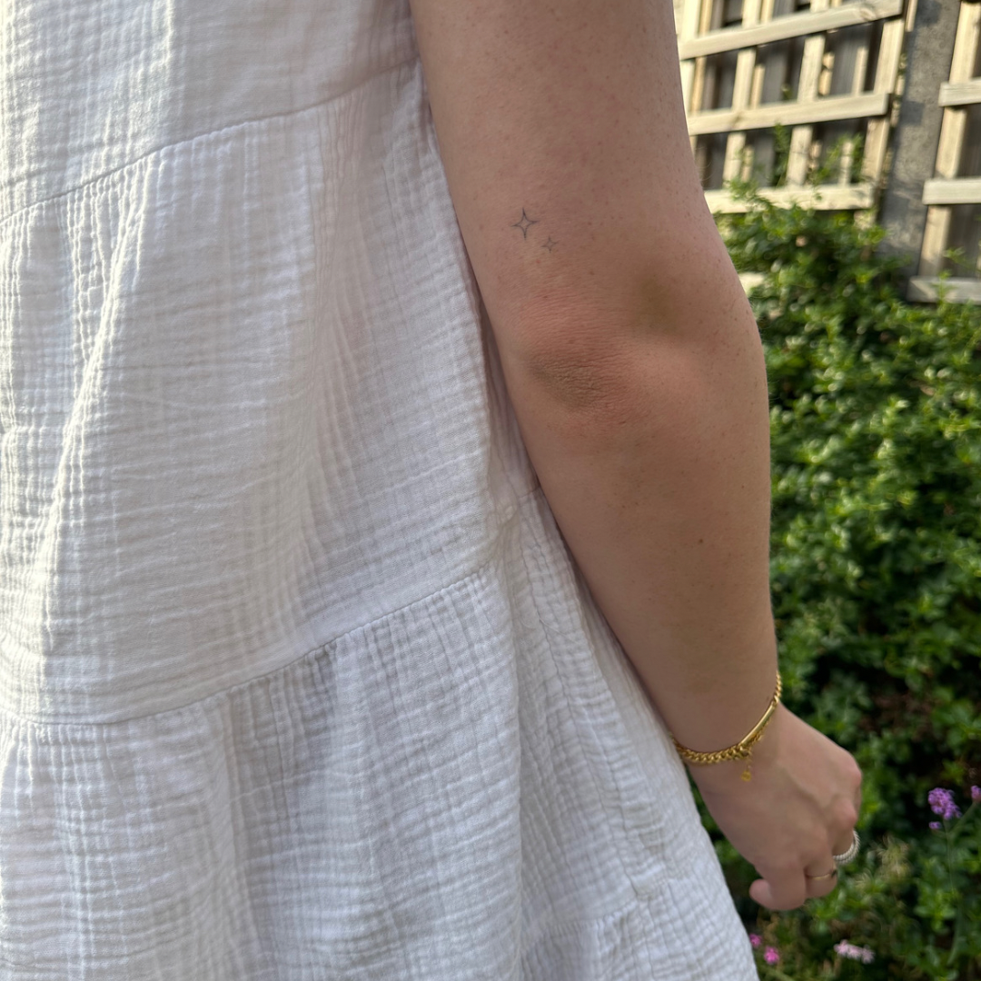 Brilho de tatuagem temporária