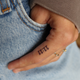 Tatuagem temporária 11:11