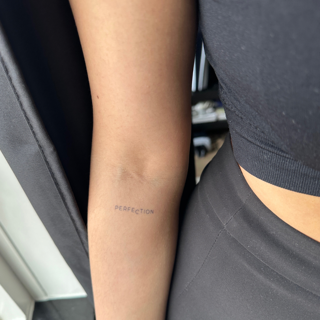 Perfeição de tatuagem temporária