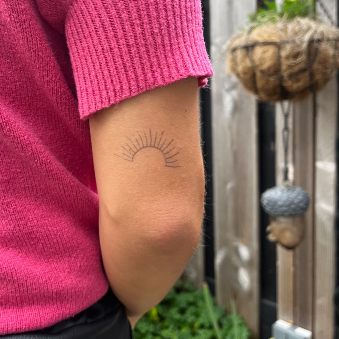 Sol de tatuagem temporária