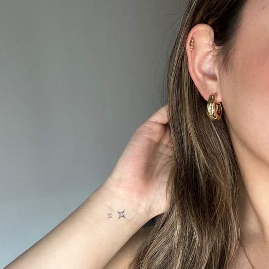 Brilho de tatuagem temporária