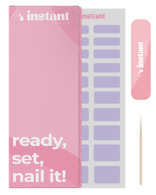 Envelopes para unhas lilás suave