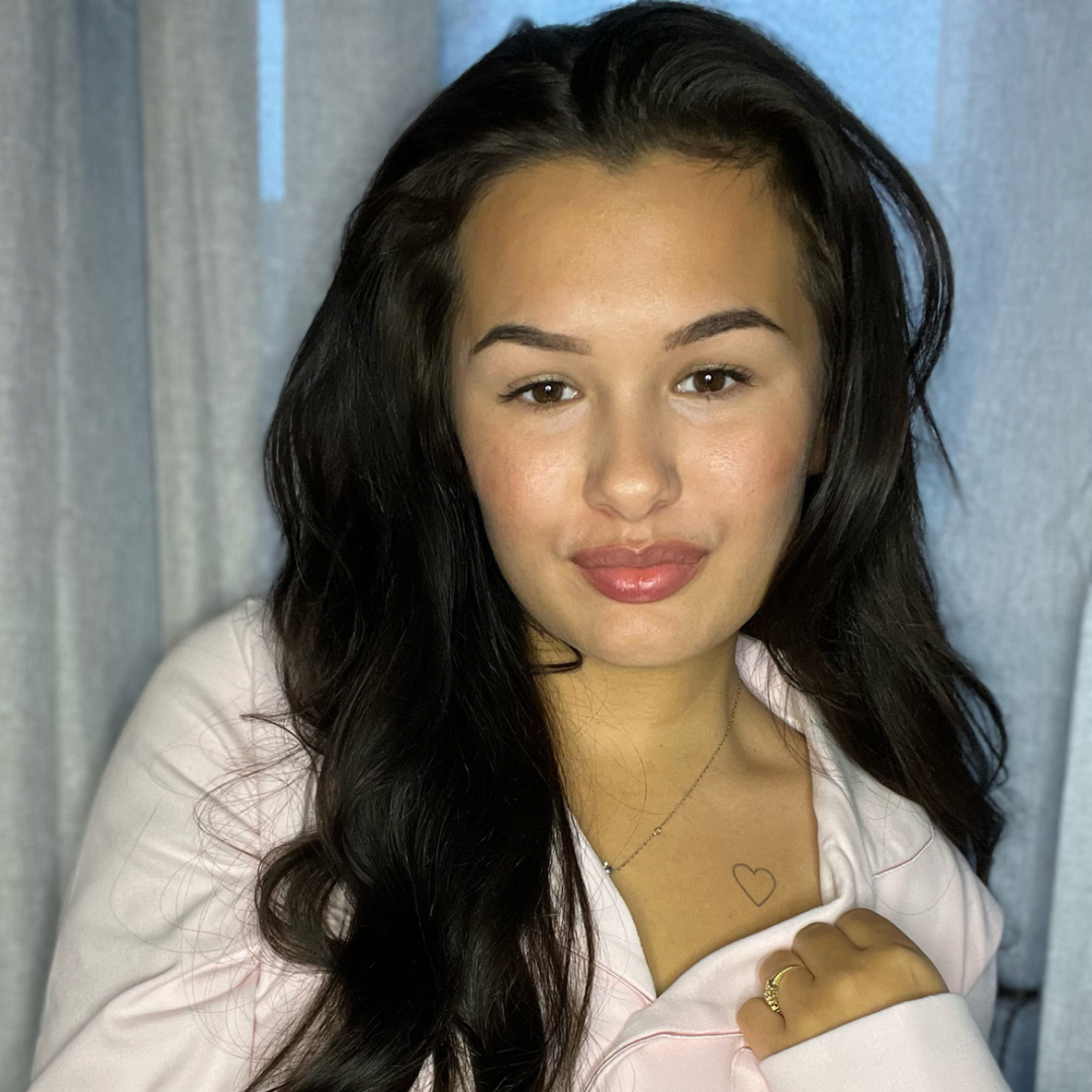 Coração de tatuagem temporária