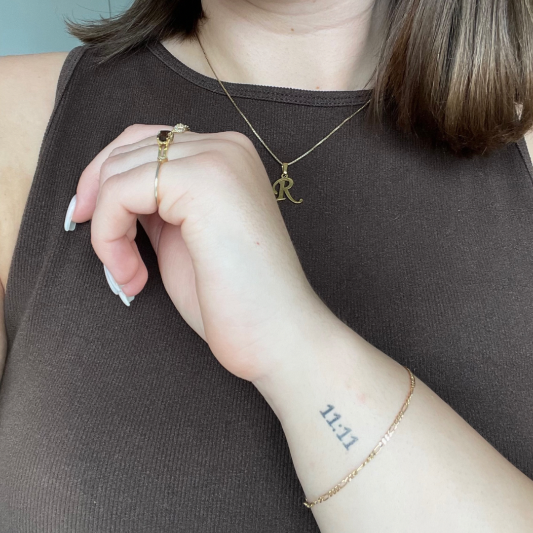 Tatuagem temporária 11:11