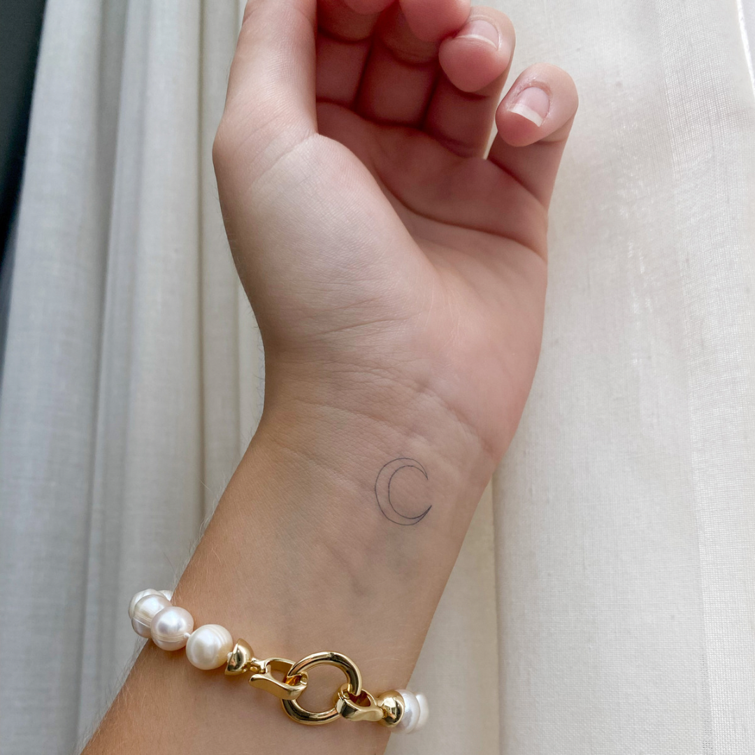 Lua de tatuagem temporária