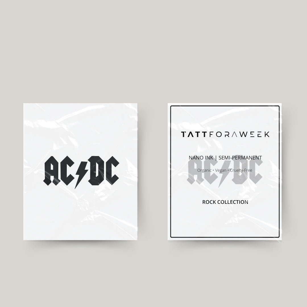 Tatuagem temporária ACDC
