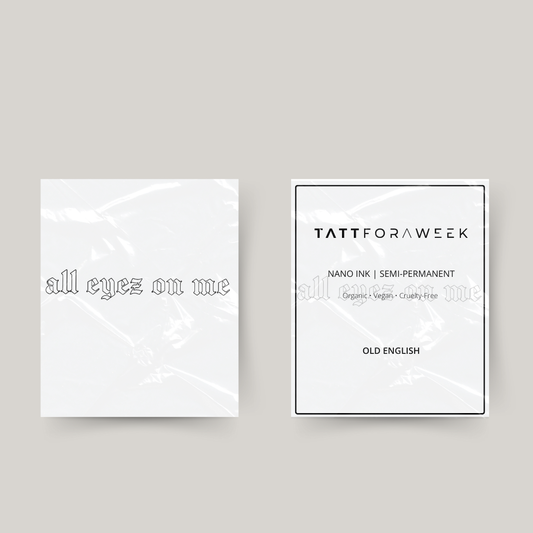 Tijdelijke tattoo all eyes on me 1