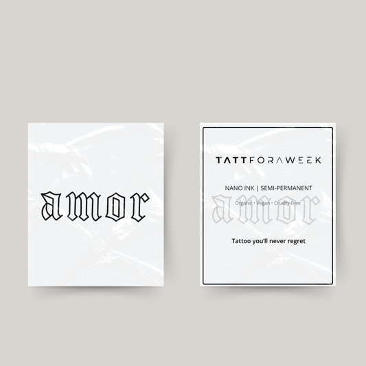 Tatuagem temporária amor ||