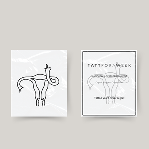 Tatuagem temporária útero