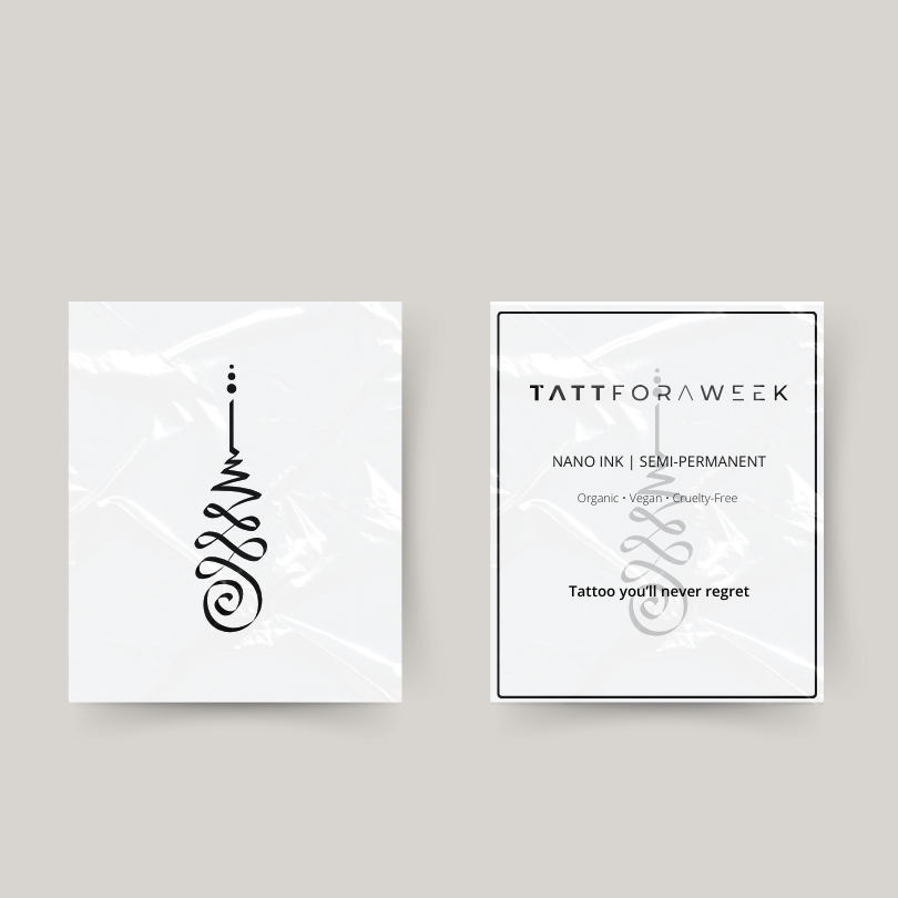 Tatuagem temporária símbolo do budismo