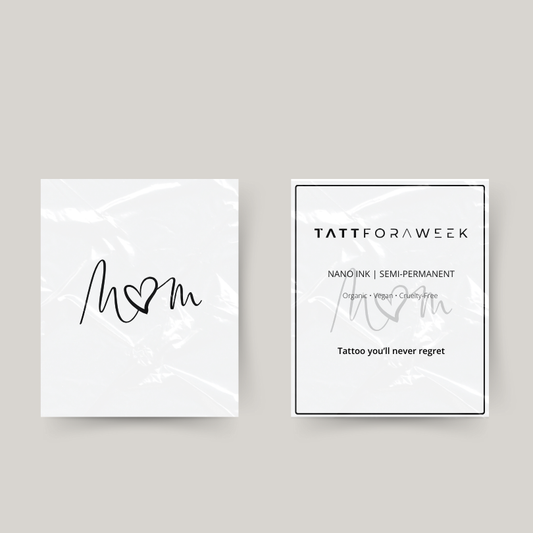 Tatuagem temporária mãe