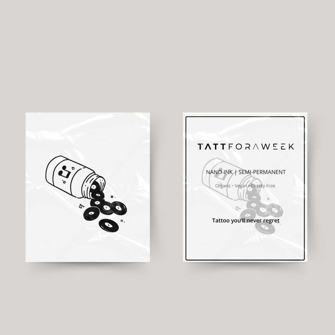 Tatuagem temporária música drogas