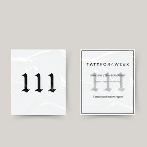 Tatuagem temporária 111