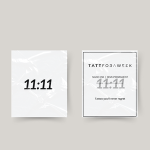 Tatuagem temporária 11:11