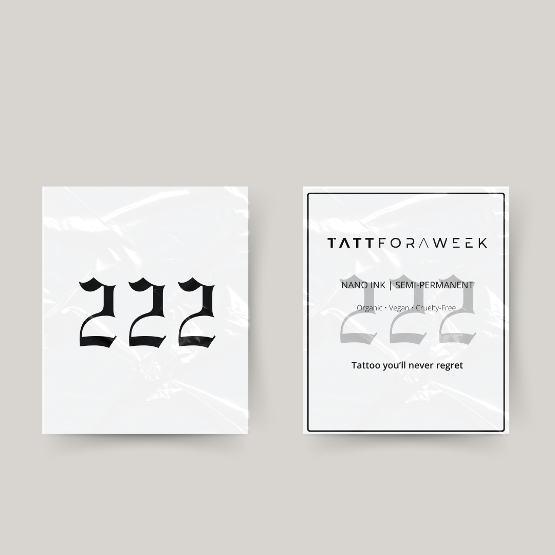 Tatuagem temporária 222