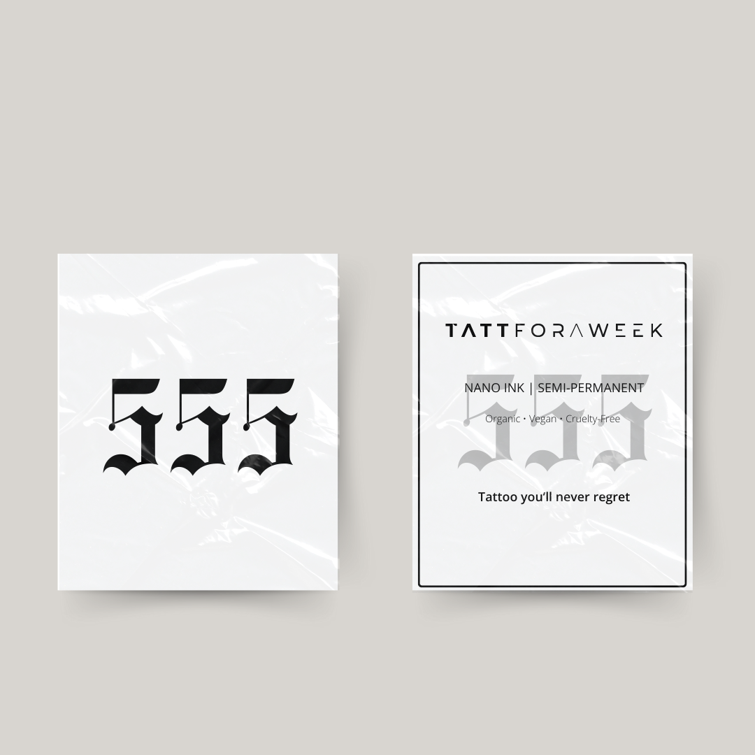 Tatuagem temporária 555