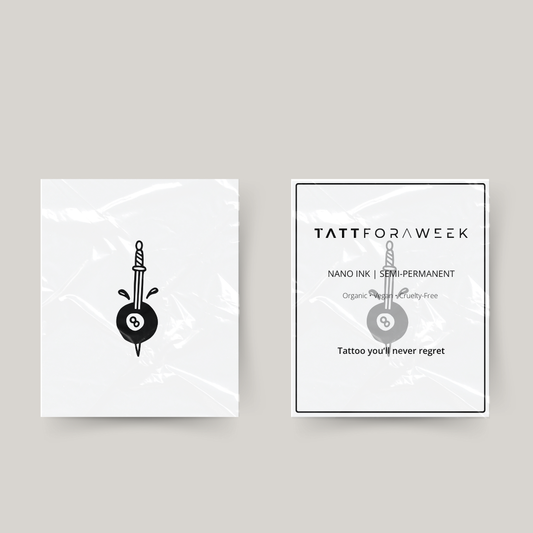 Tatuagem temporária 8 slay