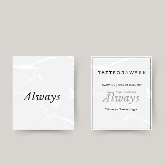 Tatuagem temporária sempre