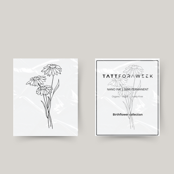 Significado da tatuagem da flor de nascimento de abril