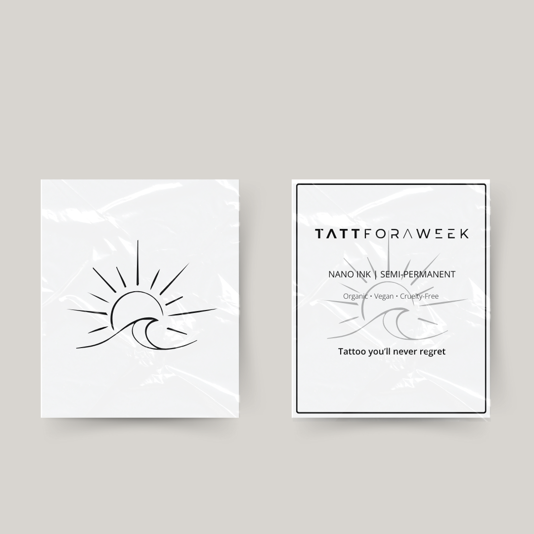 Tatuagem temporária praia