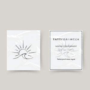 Tatuagem temporária praia