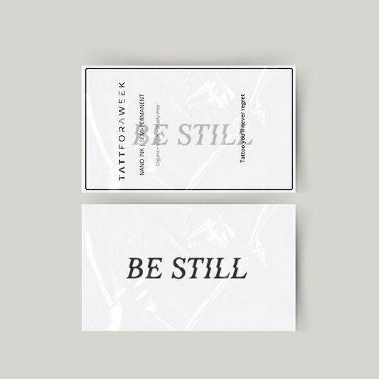 Tatuagem temporária fique parada