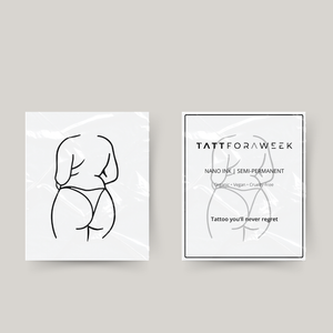 Tatuagem temporária positividade corporal