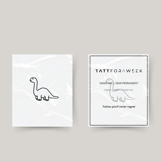 Tatuagem temporária dinossauro