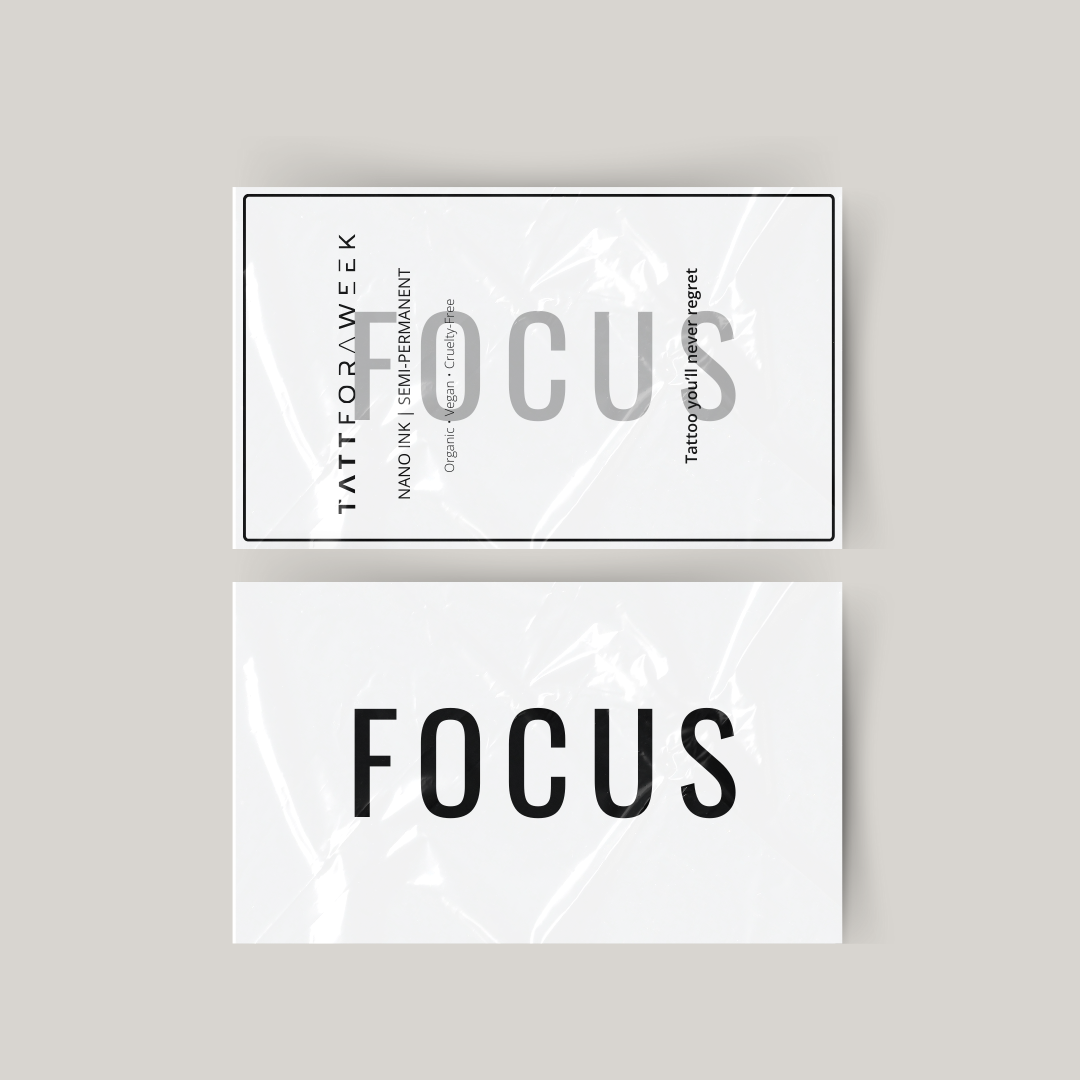 Foco de tatuagem temporária