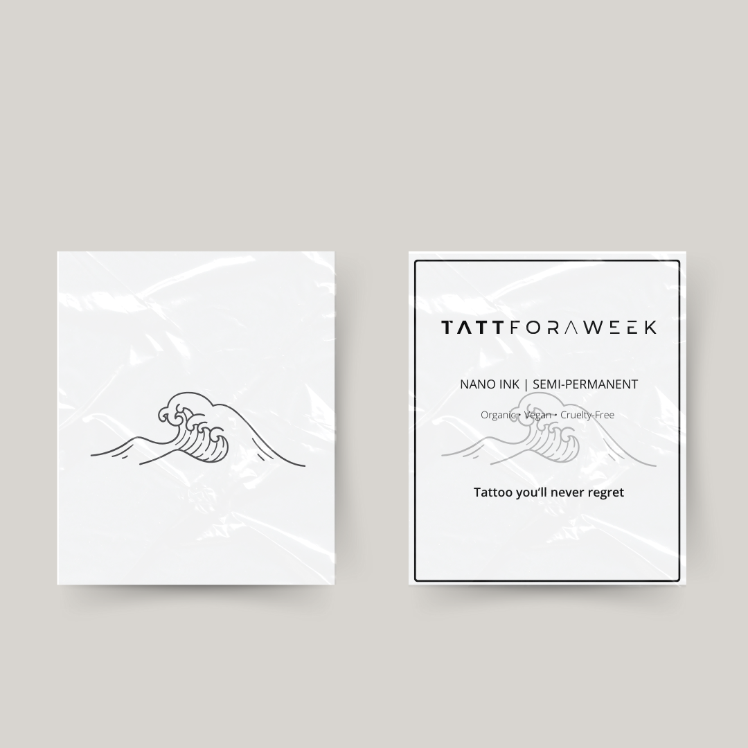 Ondas de tatuagem temporária