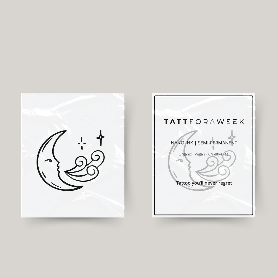 Tatuagem temporária boa noite