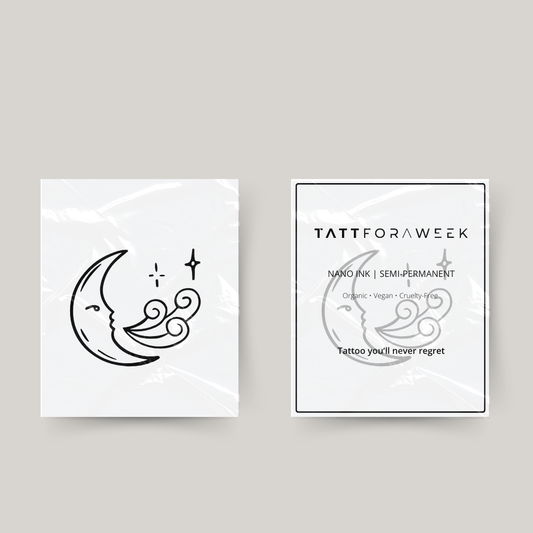 Tatuagem temporária boa noite